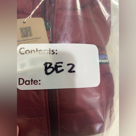 Patagonia Women’s M Medium Down Sweater Puffer Jacket Oxide Red NWT Puff - Picture 11 of 11